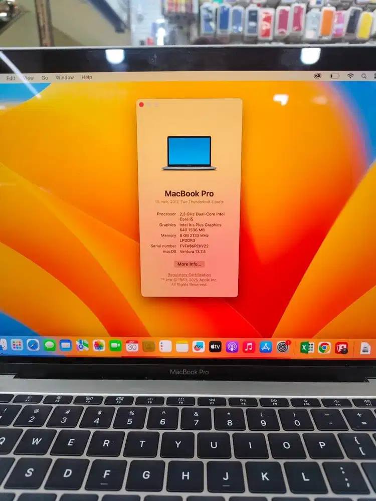 Macbook pro 2017 13-inch 8/128