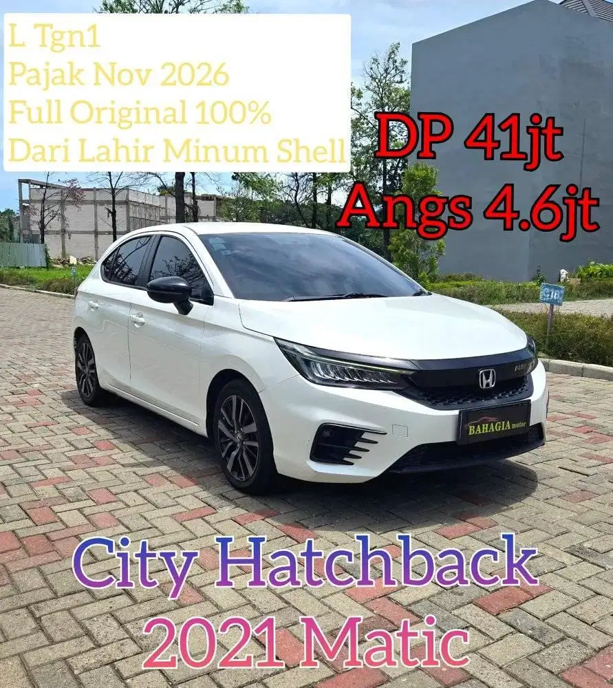 Honda City HB 2021 AT Matic CVT Hatchback Putih White Jazz 2019