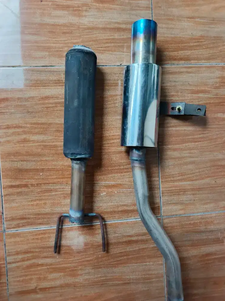 Knalpot racing komplit suara bass