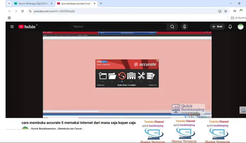 Mengubah accurate desktop jadi accurate online pakai Virtual Server
