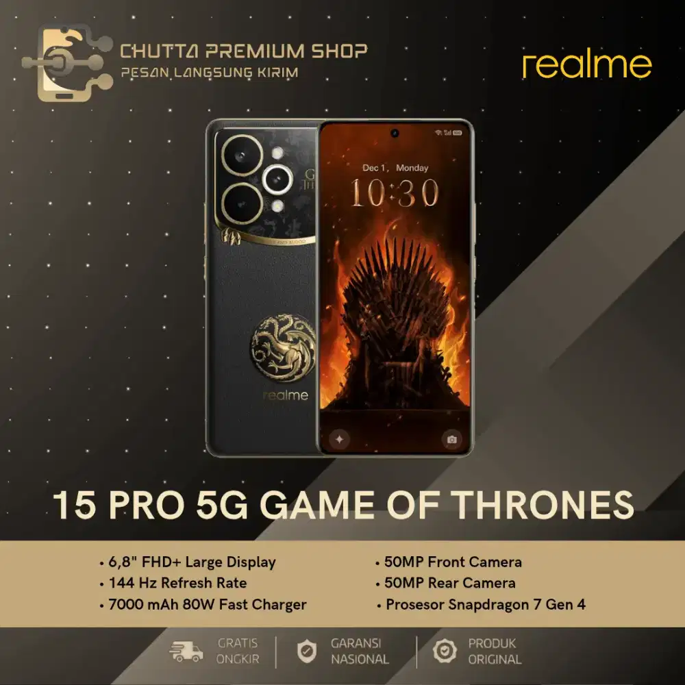 Realme 15 Pro Game Of Thrones 5G 12+14/512GB