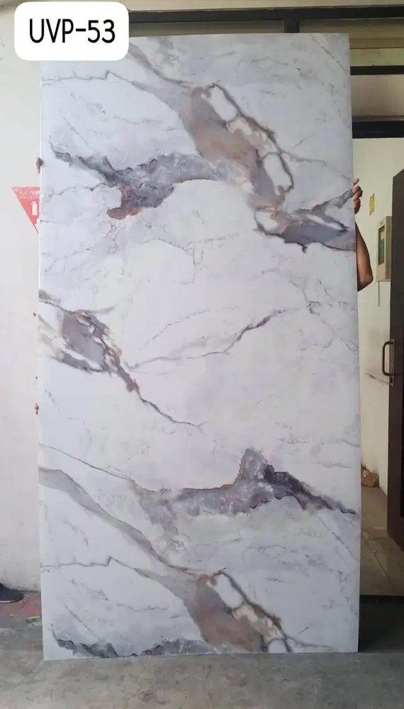 Chiara UV Marble Sheet – Panel PVC Marmer 3mm Premium | Tampilan Mewah