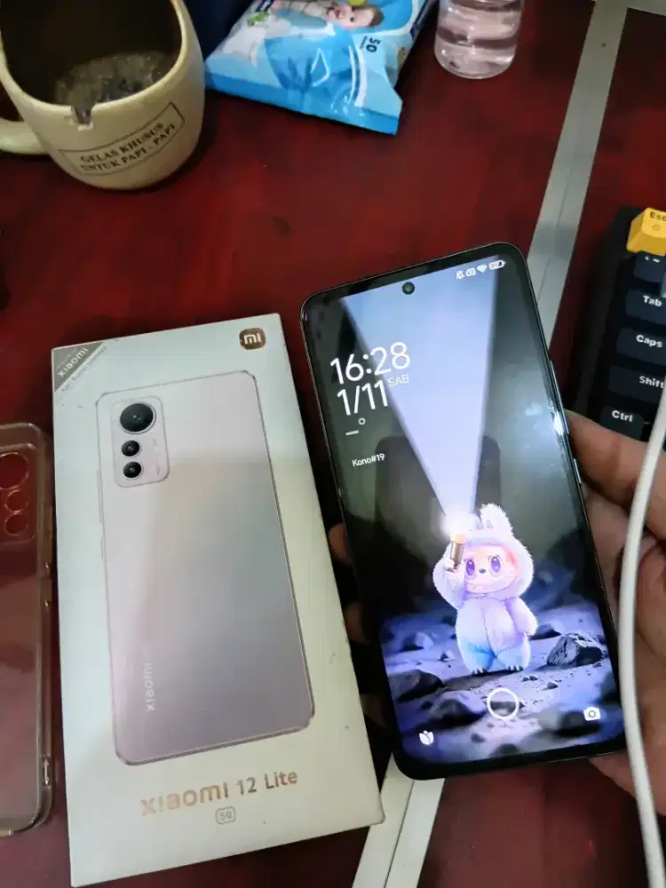 xiaomi 12 lite 8/256 ori mulus jarang pake