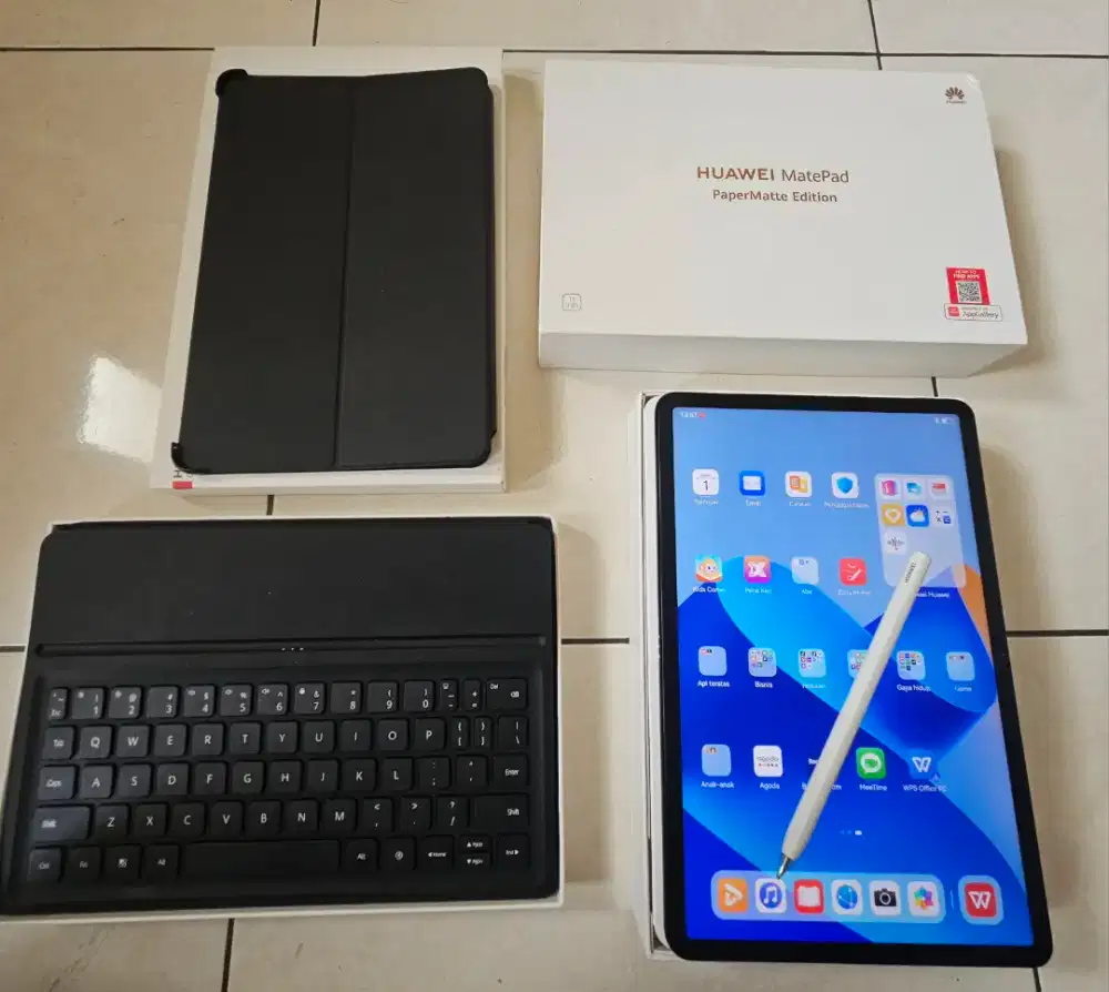 Huawei matepad Pappermate Plus Keyboard dan Pen Ori