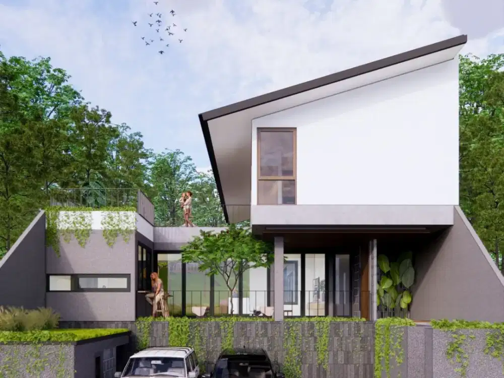 RUMAH VILLA MEWAH TROPIS BALI , KAWASAN PREMIUM AREA CIPAKU SETIABUDI BANDUNG UTARA