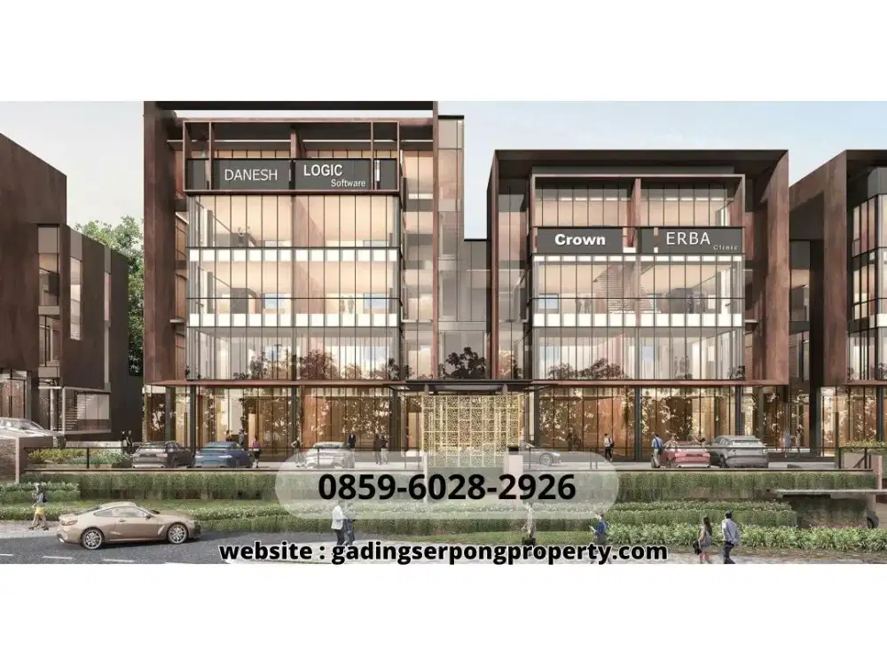 CAPITAL COVE BSD City Gedung Kantor Hadap Jalan FREE DP Eksclusif