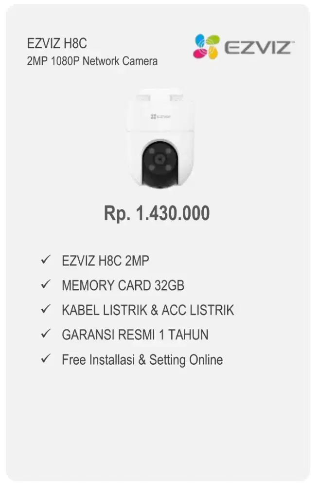 CCTV EZVIZ H8C 2MP