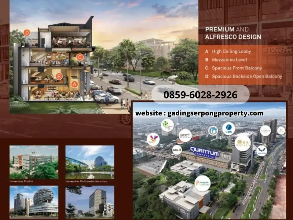 QUANTUM Auto ramai samping Kampus Htl Jangan salah pilih, 4 Lantai 5M