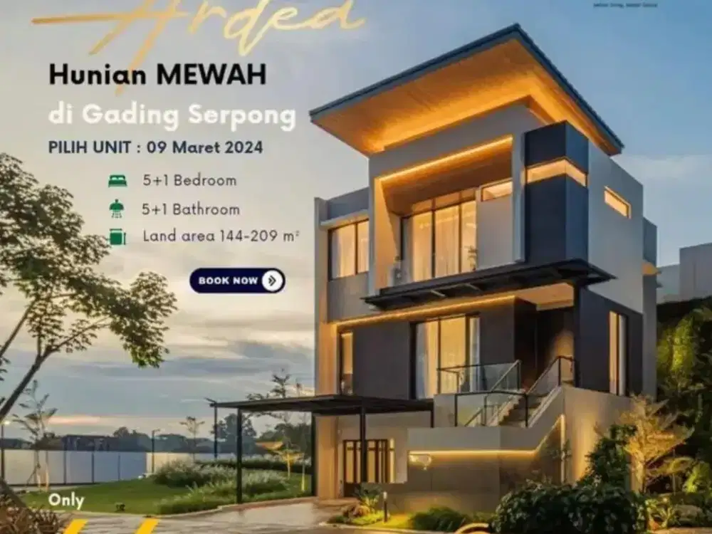 ARDEA HERON EKSCLUSIF Depan Pusat Kuliner Gold Finch Maggiore Start 6M