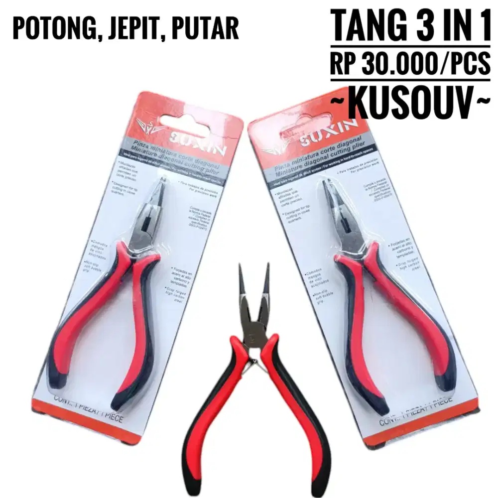 Tang 3 in 1 Multifungsi DIY/Tang Potong/Tang Jepit/Tang Putar