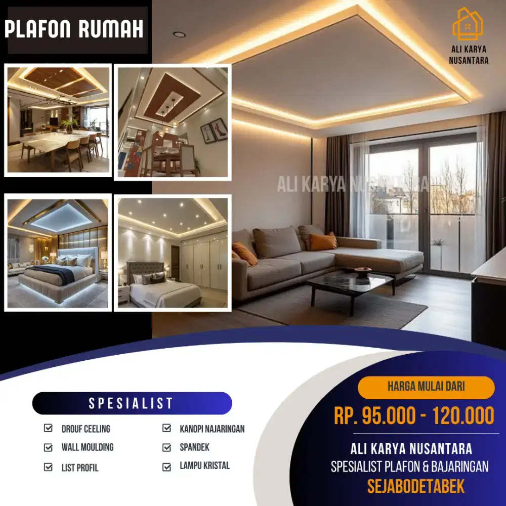 Tinggalkan Plafon Retak! Jasa Gypsum Terbaik, Anti Pecah & Tahan Lama