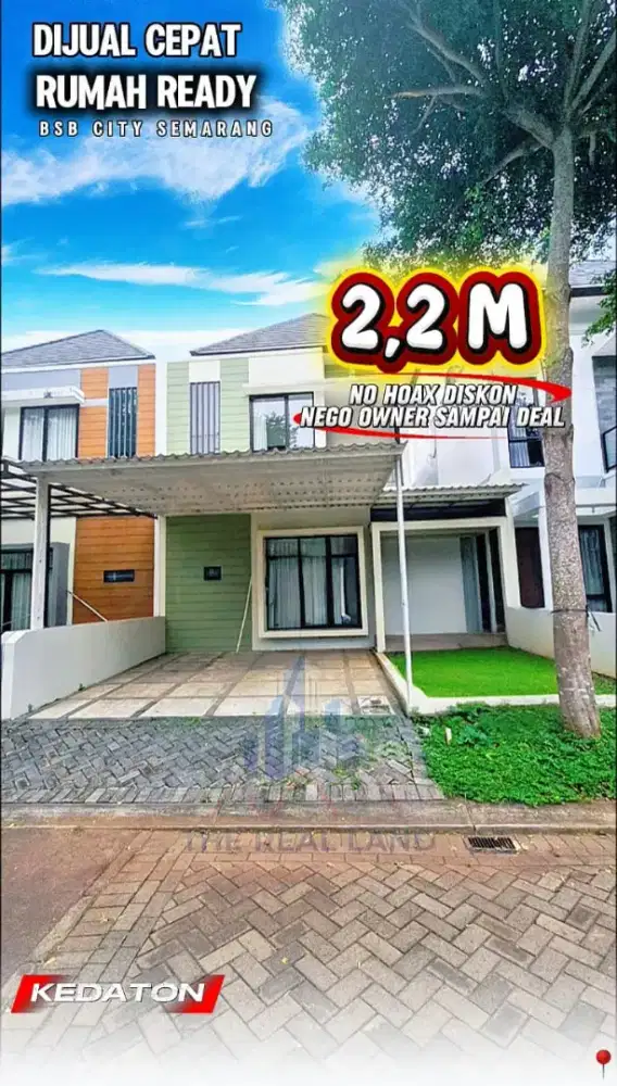 RUMAH DIJUAL DI KEDATON BSB SEMARANG BANYAK PILIHAN