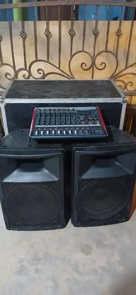 Speaker pasif 15 + power 8 chanel