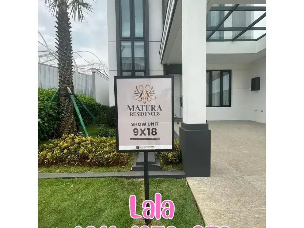 DP 5% Matera Residences Serpong View 32 ha Lakes Nature & Full Marmer