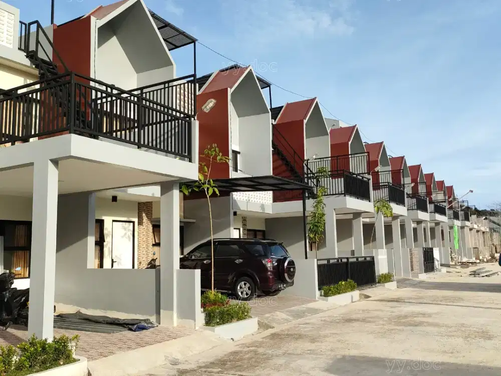 Rumah Cantik 2,5 Lantai Konsep Scandinavian Harga Murah Dekat Jalan Raya
