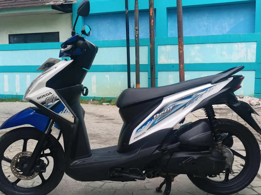 Honda beat FI 2014 stater tokcer halus mulus terawat