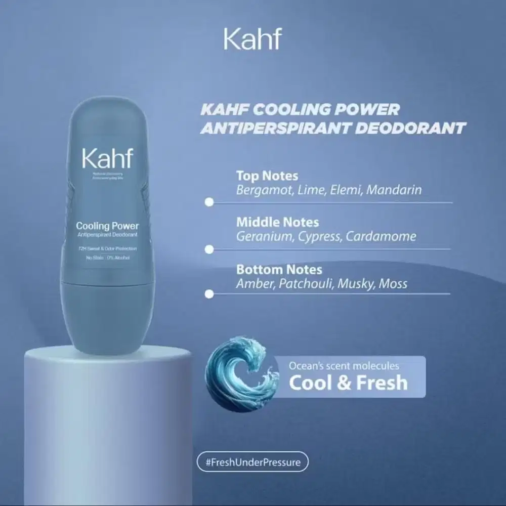 Kahf Antiperspirant Deodorant, Deodorant Pria Murah