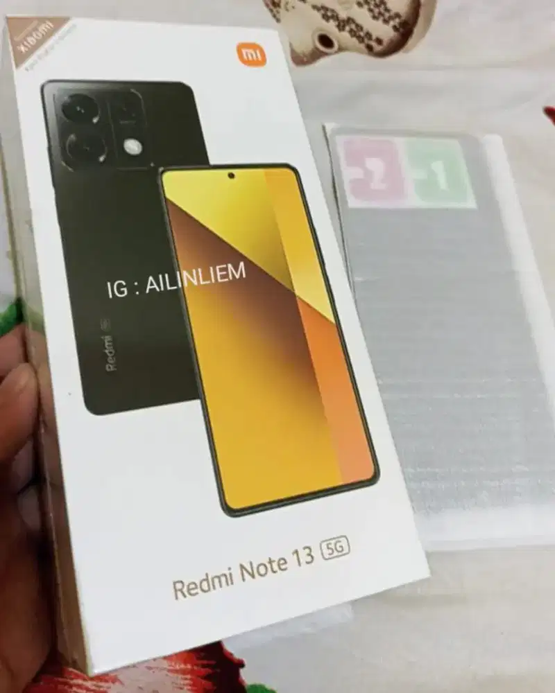 FS NEW! SEGEL! REDMI NOTE 13 5G BLACK, GARANSI RESMI!!!