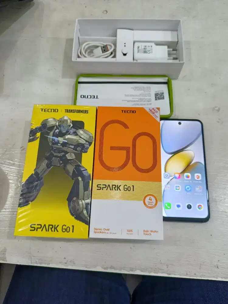 Tecno Spark Go 1 (4+4/64). Fullset. Box, Cas 0ri 100%. No minus.