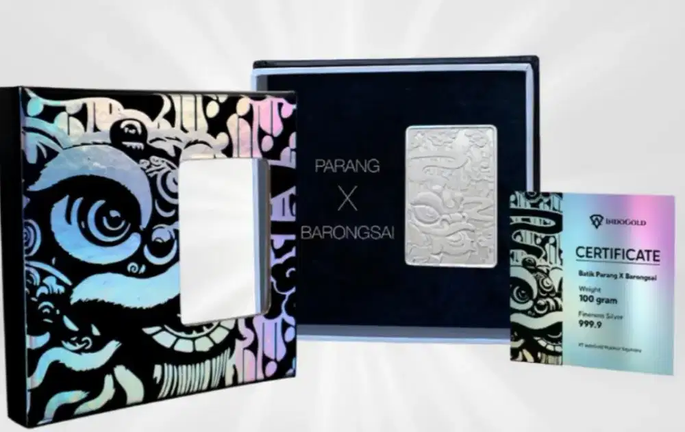 Perak Indogold Batik Parang x Barongsai -100 gram
