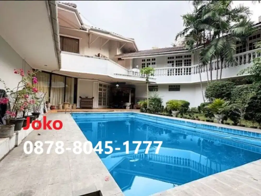 Rumah VVIP bertetangga dgn Presiden Jl. Kerta Negara, Kebayoran Baru