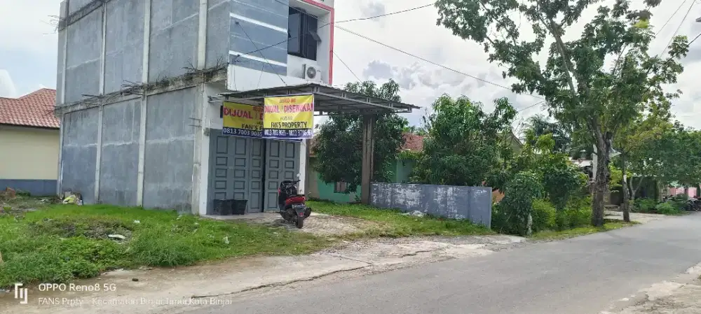 Dijual Cepat Murah Tanah kosong dan Ruko 2,5lantai