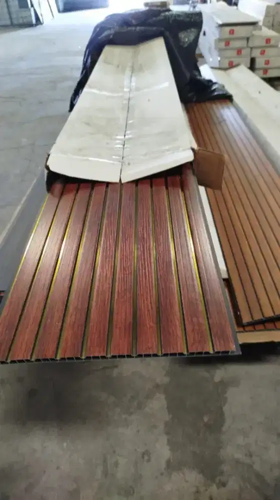 WPC 290CM X 30CM / Wall Panel PVC / Wallpanel Kisi Kisi Kayu Type AC