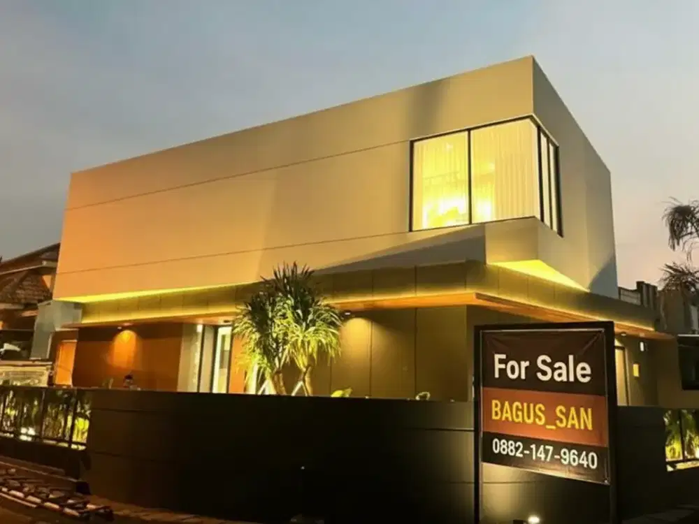 Rumah Estetik Modern Mewah Full Furnished Siap Huni Dalam Cluster di BSD Tangsel