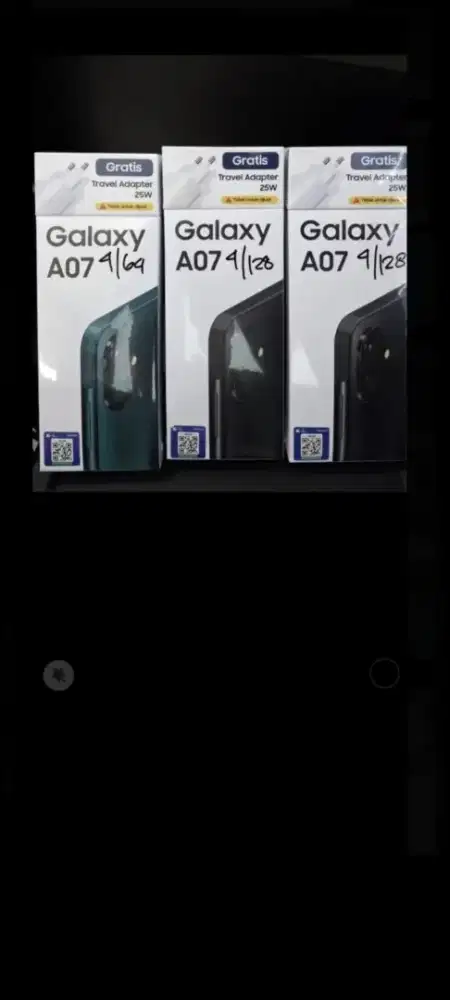 Samsung galaxy A07 ram 6gb 128gb danrom64gb garansi resmi