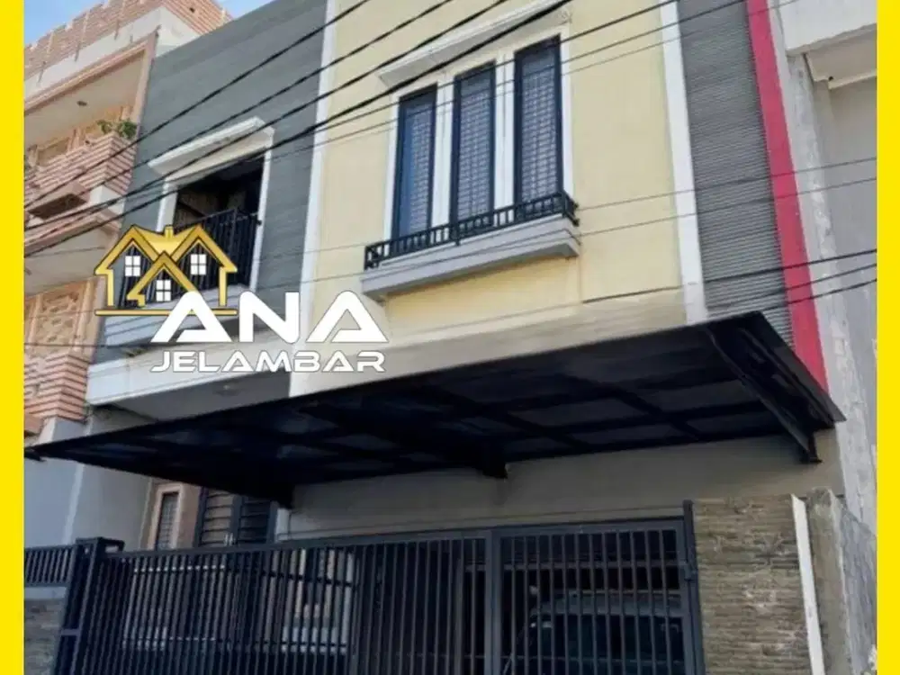 ANA RUMAH BAGUS 2.5LT LUAS 9.8X20M KOKOH BEBAS BANJIR DI JELAMBAR ra