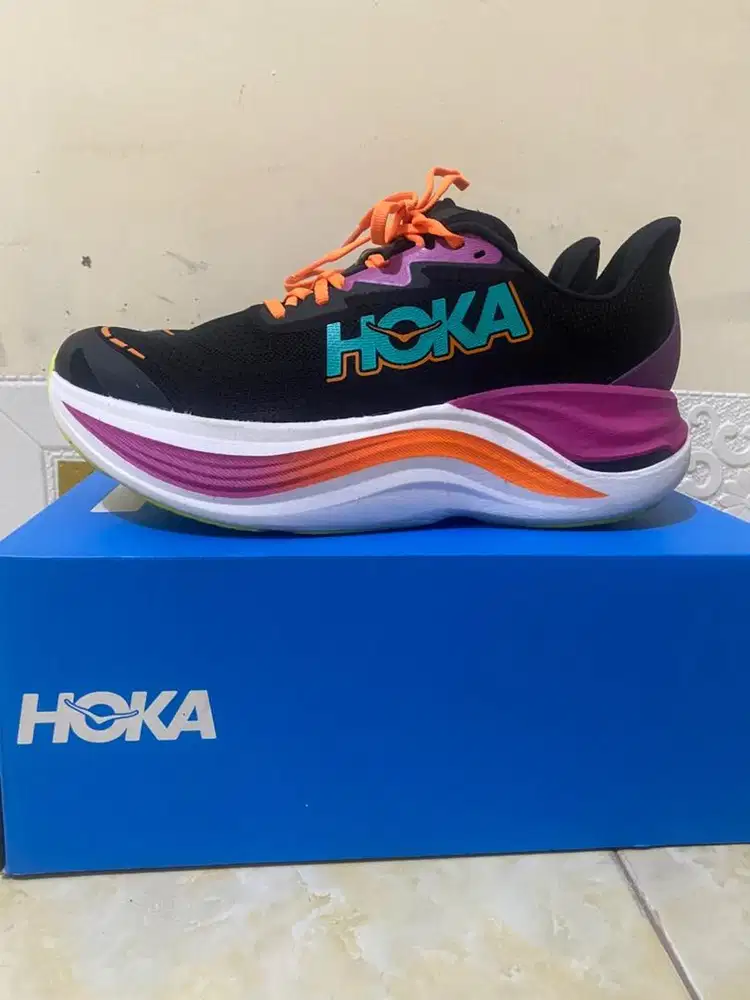 Hoka Skyward X Electric Blue Black