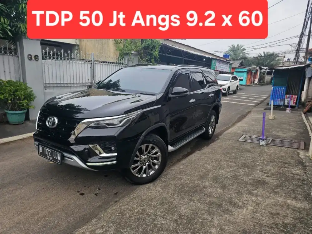 TDP 50 Jt Angs Termurah All New Fortuner VRZ 2021 Diesel Matic Hitam
