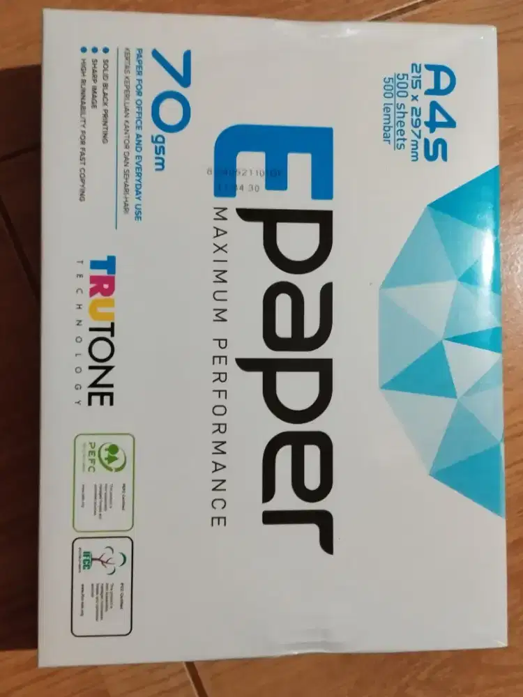Kertas HVS EPAPER A4S 70 gsm