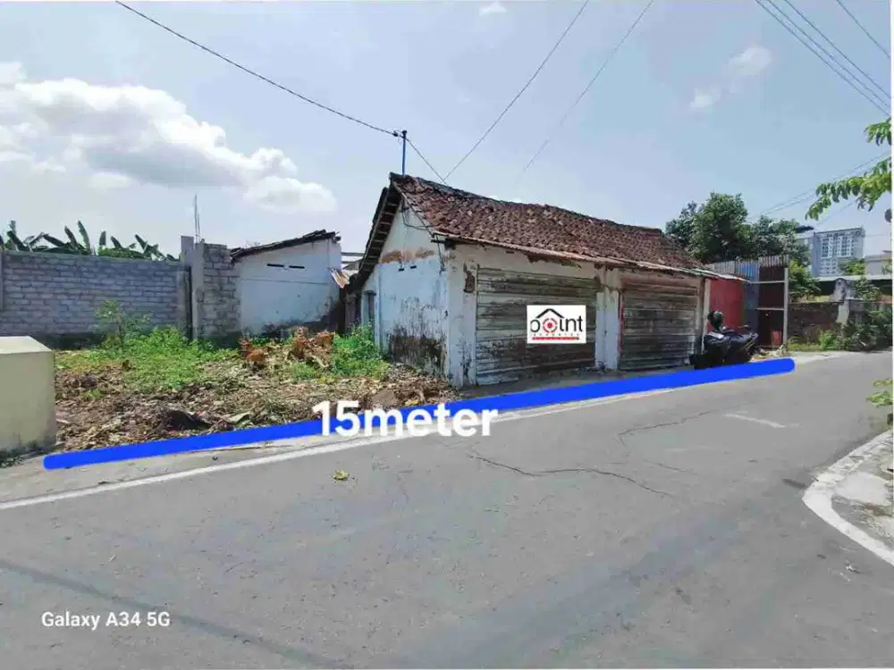 Tanah Strategis 438m² Dekat Gor Manahan