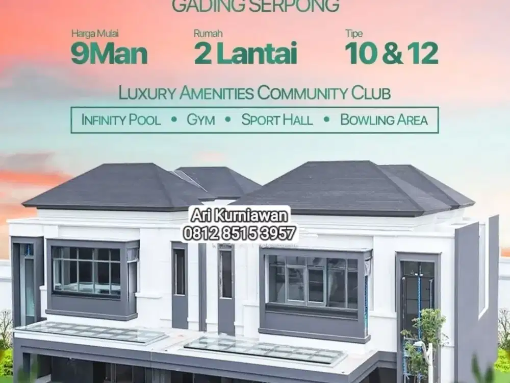 Pre launch MATERA SIGNATURE gading serpong dptkan unit terbaik 9,4m!