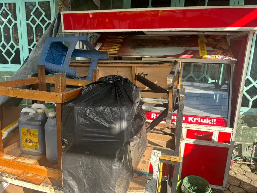 Jual Gerobak dan perlatan paket usaha