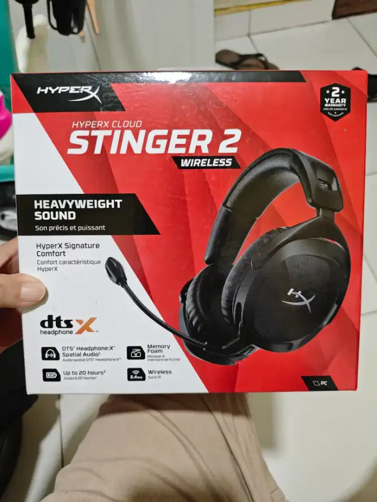 Headphone Wireless HyperX Stinger 2