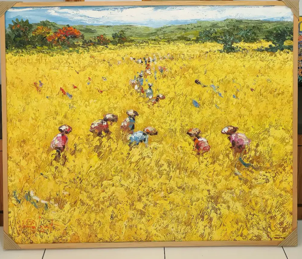 Lukisan Panen Raya, Mewah, Bersertifikat