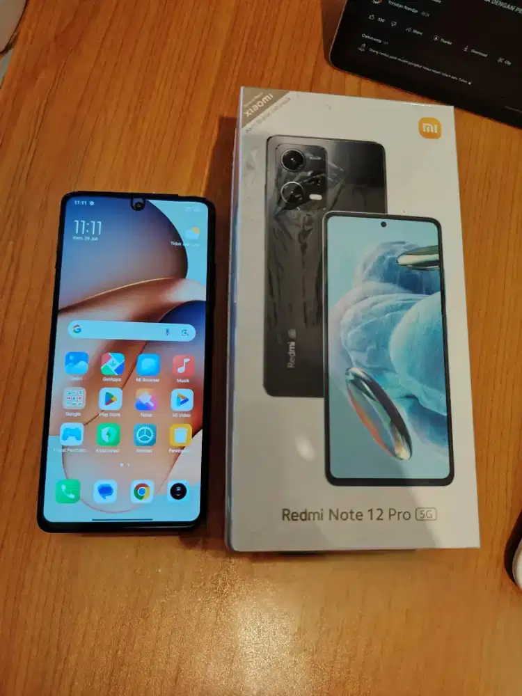 Xiaomi 12pro 5G lengkap full set