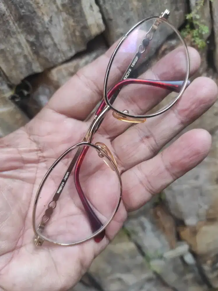 Antik vintage frame kacamata baca merk Nagoya japan mulus orisinil