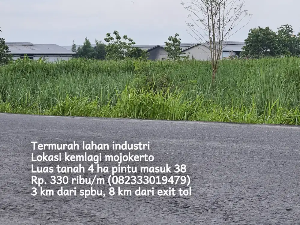 Lahan industri mojokerto