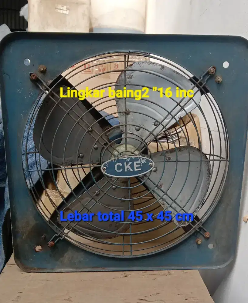 Jual BLOWER FAN MERK CKE 16 INC  MODEL FA-40 150 W RPM 1400
