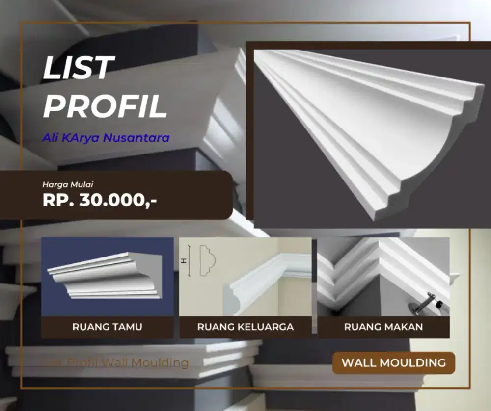 Sentuhan Klasik Modern: Jasa Pasang List Gypsum Cepat & Rapi