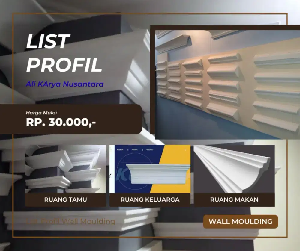 List Gypsum Artistik: Pasang Rapi, Hasil Estetik, Garansi Mutu