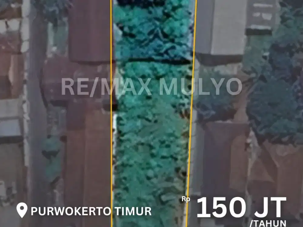 Disewakan Tanah Seluas 640 m2 Daerah Kota Purwokerto