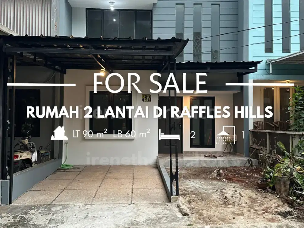Dijual Rumah Siap Huni di Raffles Hills Cibubur