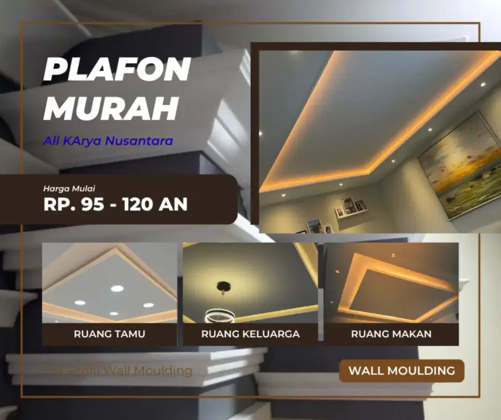 Pasang Plafon Gypsum Pulo Gadung