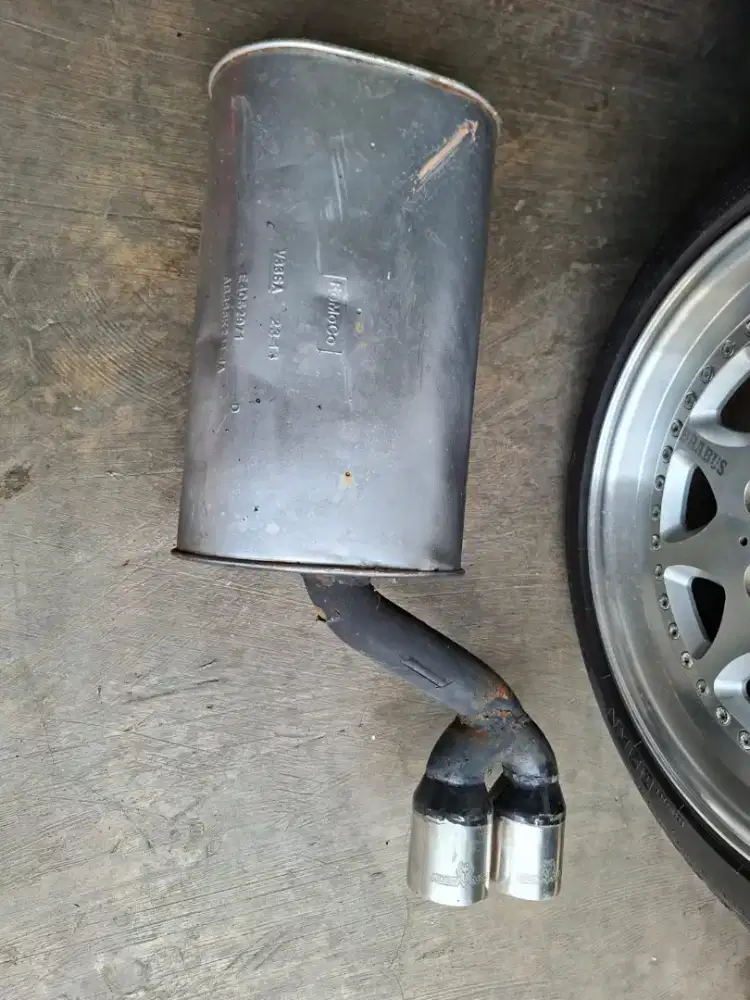 Knalpot Remus ex mercedes W124