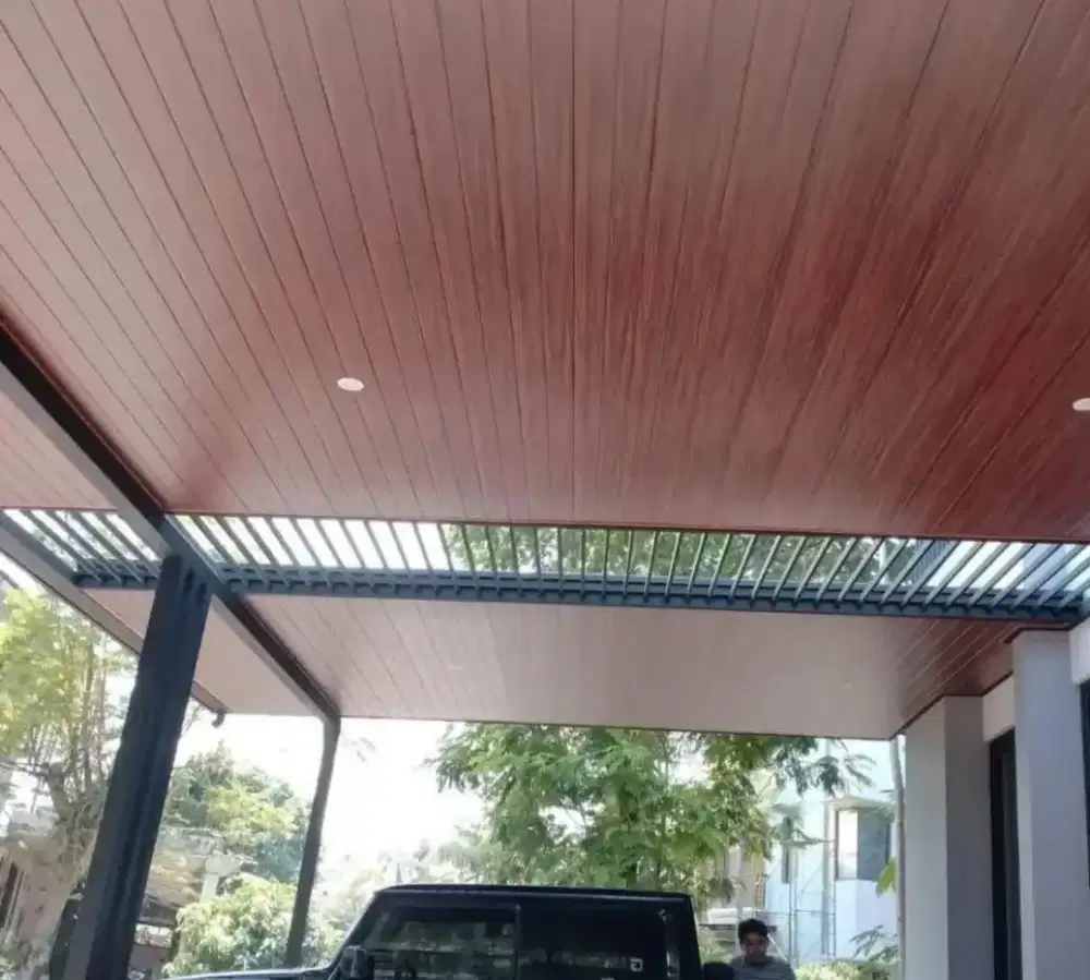 Kanopi kombinasi plafon PVC