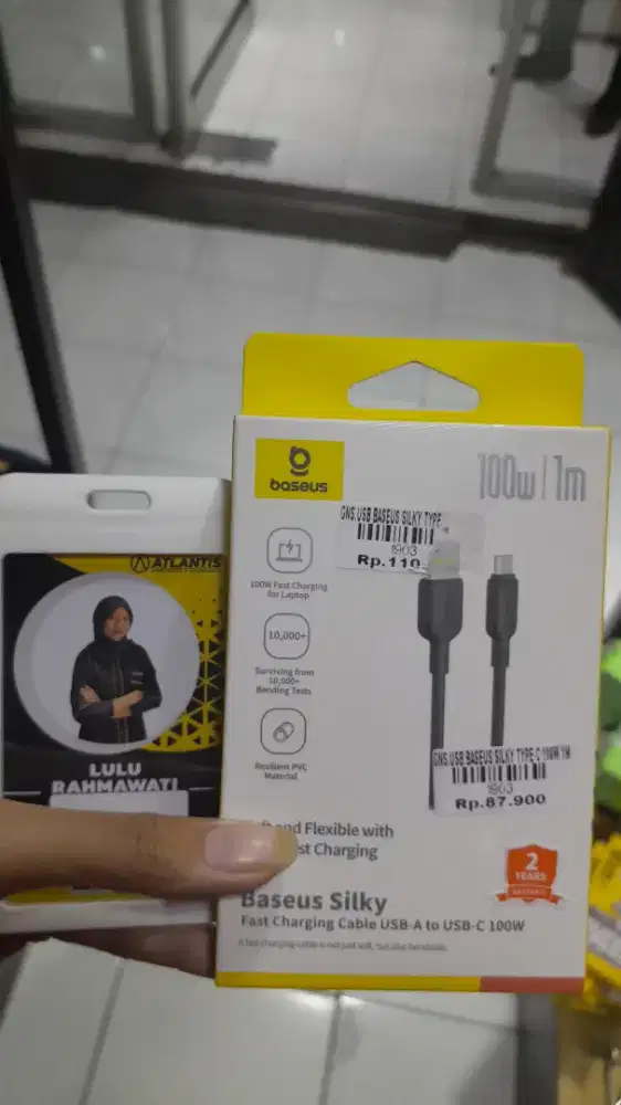 USB BASEUS SILKY TYPE C 100W